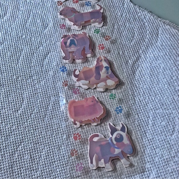 Sandy Lion Dogs Scrapbooking Bundle 3D Stickers Rubber Stamps NOS - Picture 4 of 9